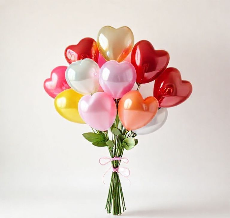 Celestial Charm Balloon Bouquet – Premium Gift for Her