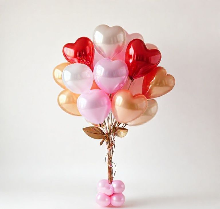 LoveNest SkyBouquet – Premium Proposal Balloon Arrangement