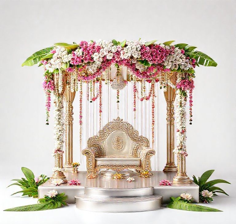 Serene Blossom Banleaf Mandap
