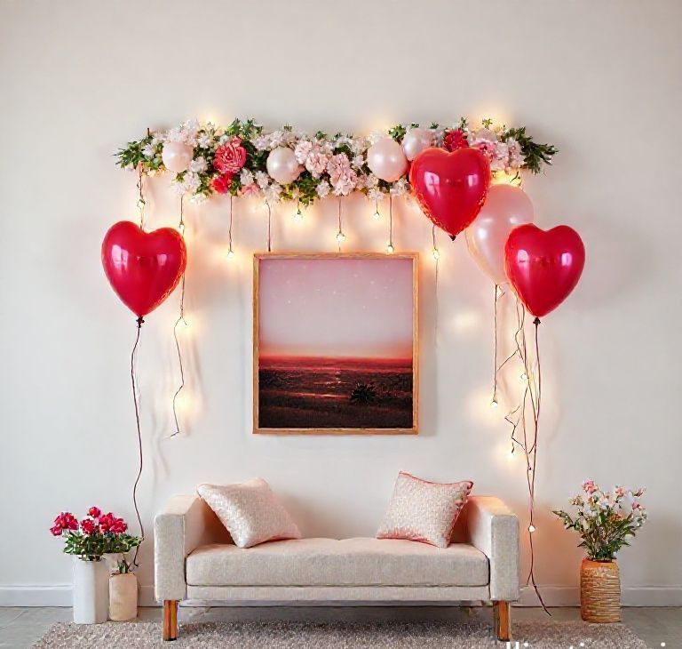 Romantic Photo Wall Decor