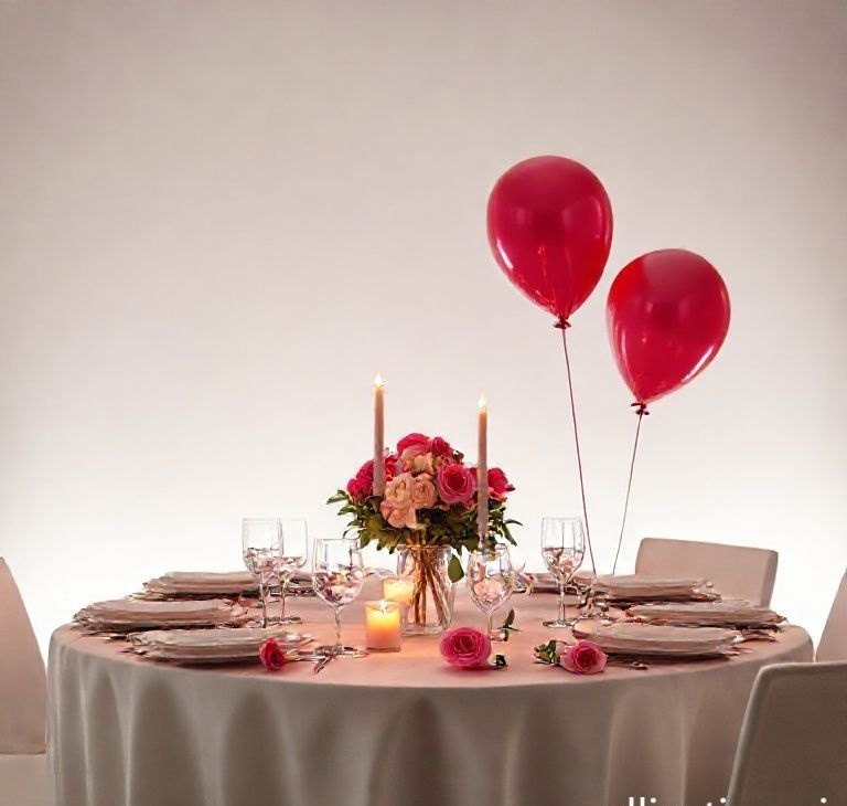 Luxury Candlelight Dinner Setup