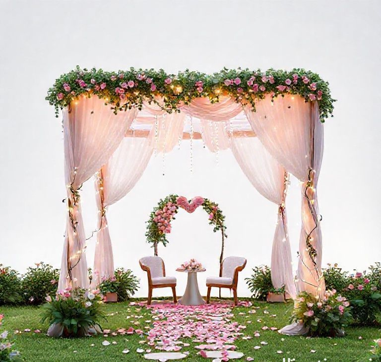 Starlit Garden Romance Canopy Set