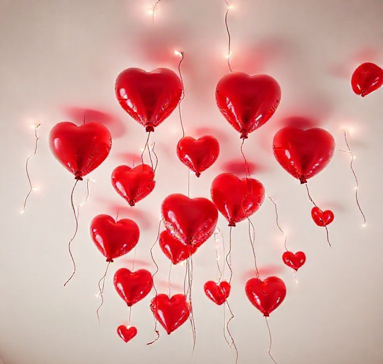 Romantic Ceiling Balloon Rain