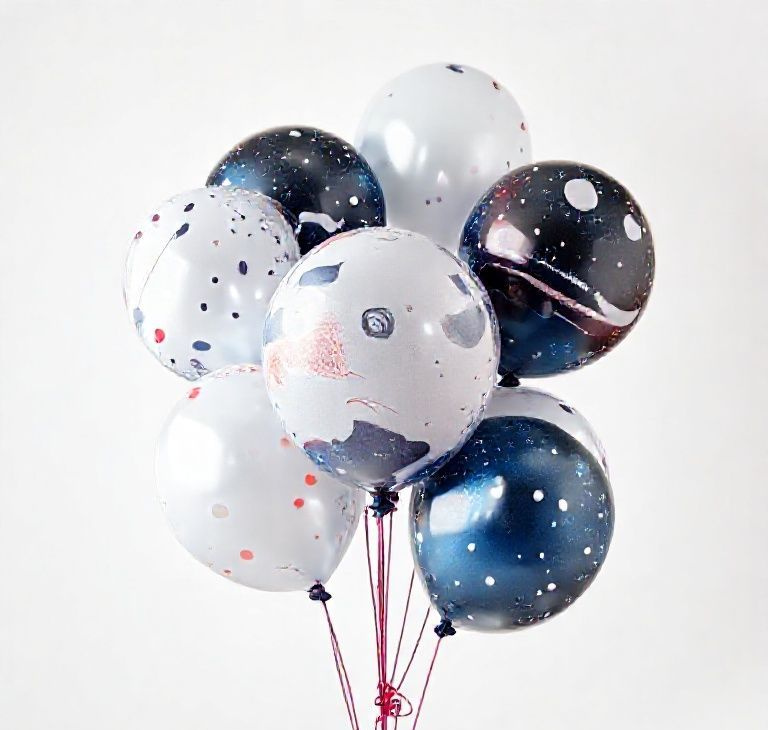 Stellar Celebration Balloon Set – 12 Space‑Themed Party Balloons