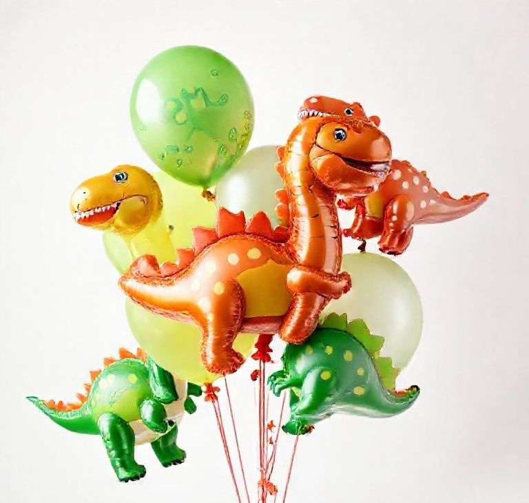 Dino Delight Birthday Balloon Set