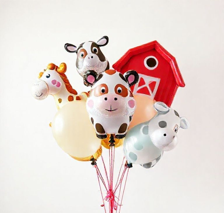 Farmyard Friends Balloon Set – 16‑Piece Celebration Pack