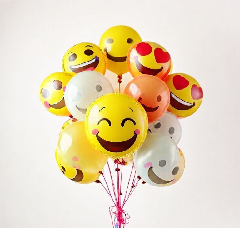 Emoji Celebration Balloon Set – 35 Premium Party Balloons