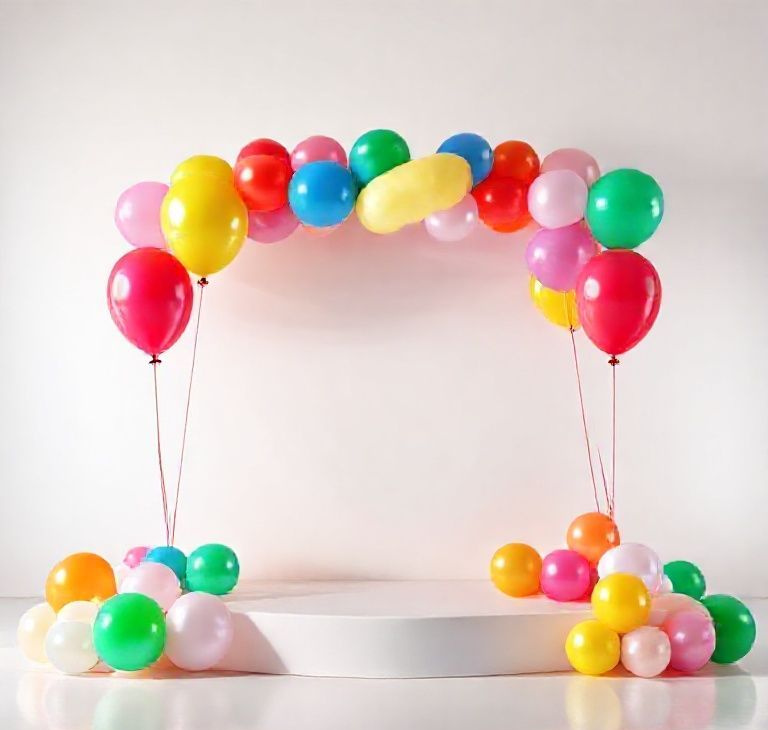 Holi Radiance Balloon Décor Set – 26 Vibrant Balloons