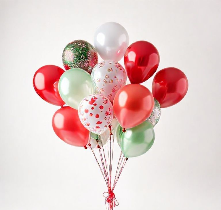 Holiday Celebration Balloon Collection – 28‑Piece Set