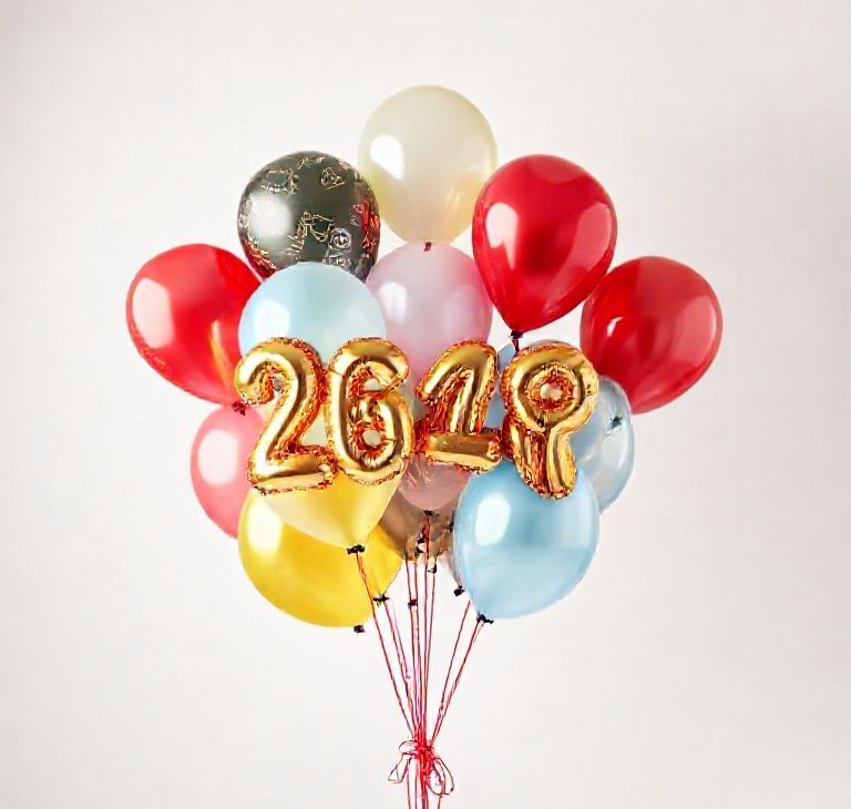 New Year Celebration Balloon Set – 30 Premium Party Balloons