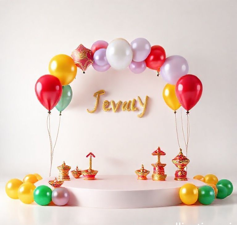 Diwali Delight 46‑Piece Balloon Stage Set