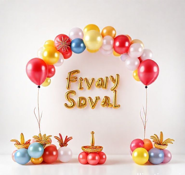 Diwali Glow Balloon Arch Kit