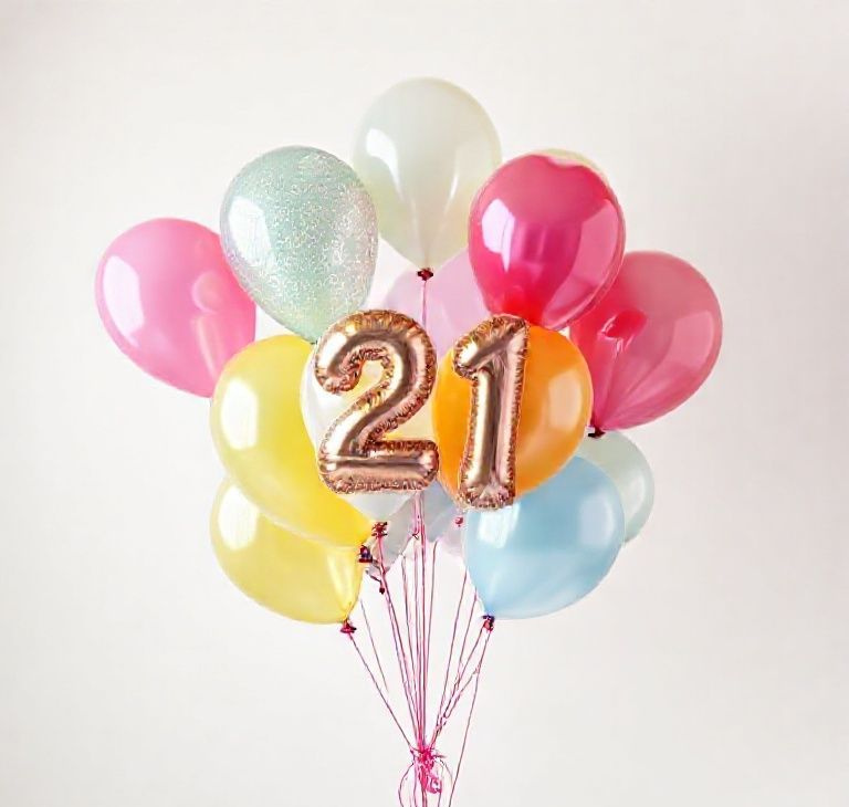 Celebration Breeze Balloon Kit – 21-Piece Personal Party Set