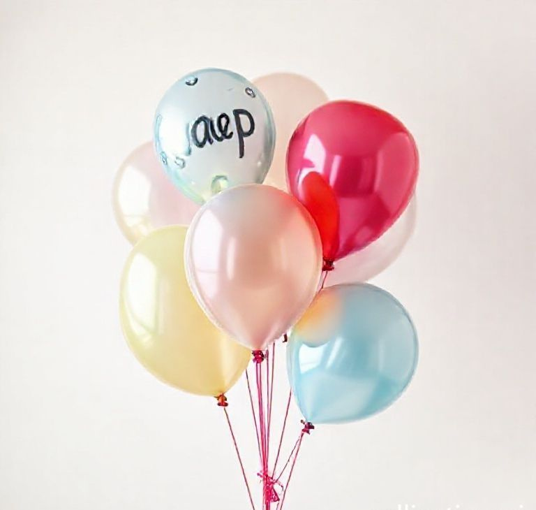 Celebration Breeze 4‑Pack Balloon Set