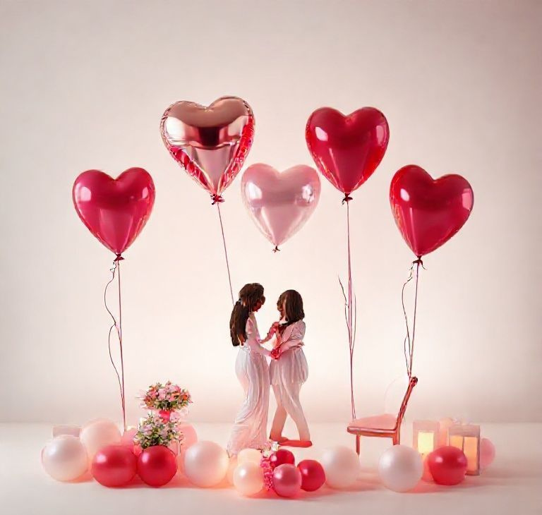 Starlit Romance 9‑Piece Balloon Set