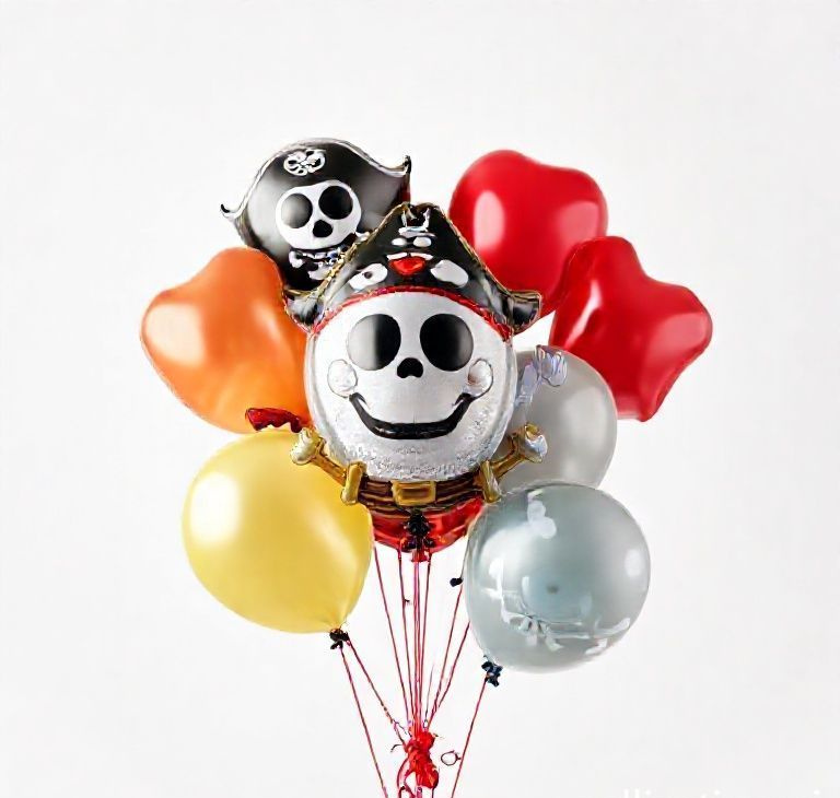 Pirate Treasure Balloon Set – 11-Piece Birthday Party Pack