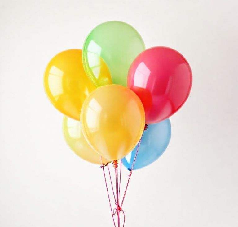 Rainbow Kids Birthday Balloon Set – 3 Vibrant Party Balloons