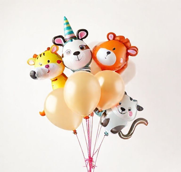 Jungle Jamboree Balloon Set – 4-Pack