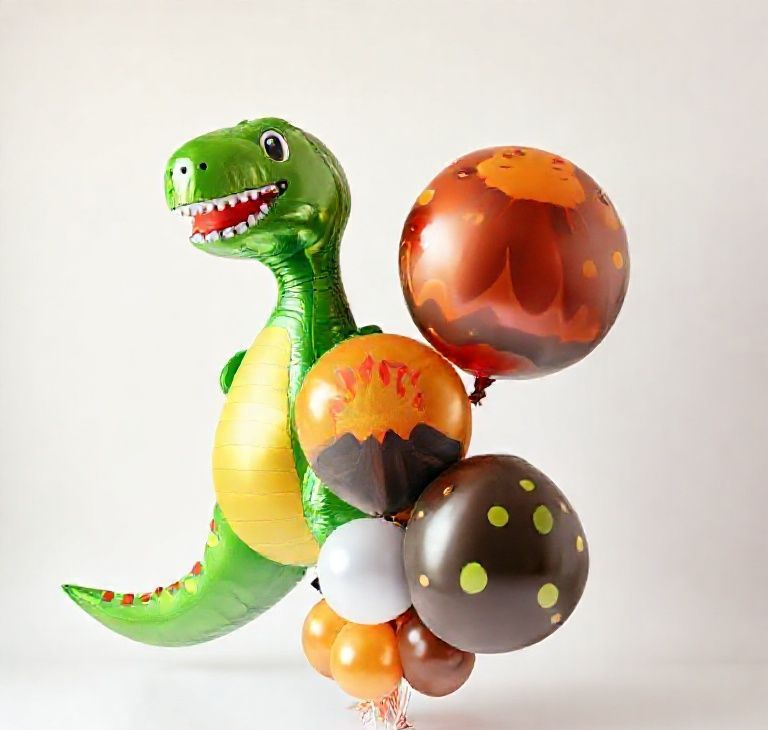 Dino-Volcano Party Balloon Kit – 40 Premium Balloons