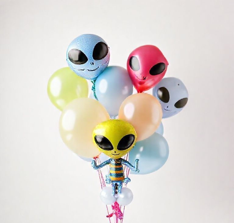 Galactic Adventure Balloon Party Set – Space & Alien Theme