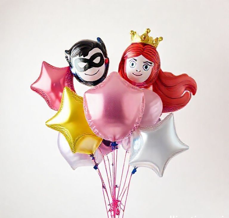 Superhero & Princess Celebration Balloon Bundle – 48 Premium Balloons