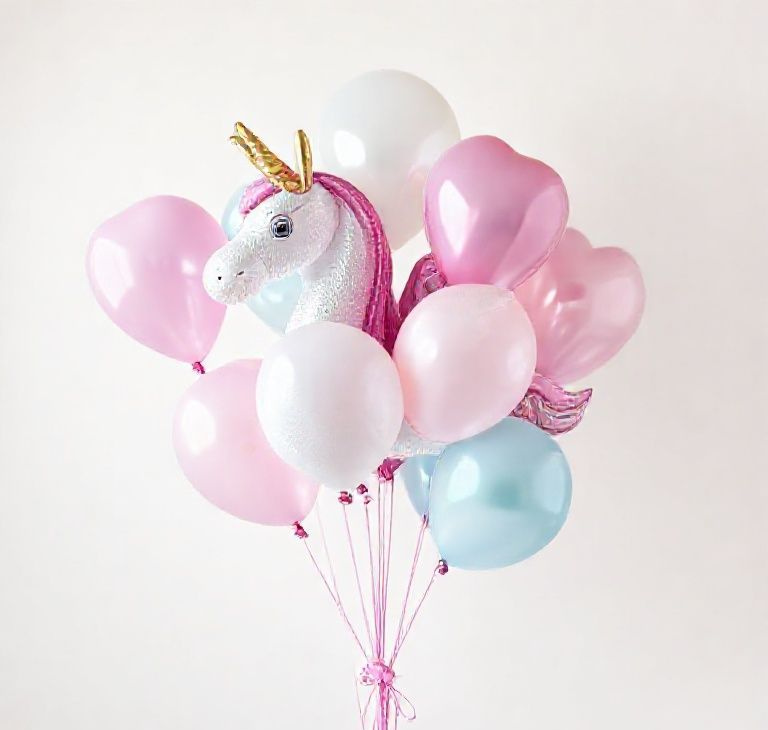 Enchanted Fairy Birthday Balloon Set – 6 Premium Party Balloons